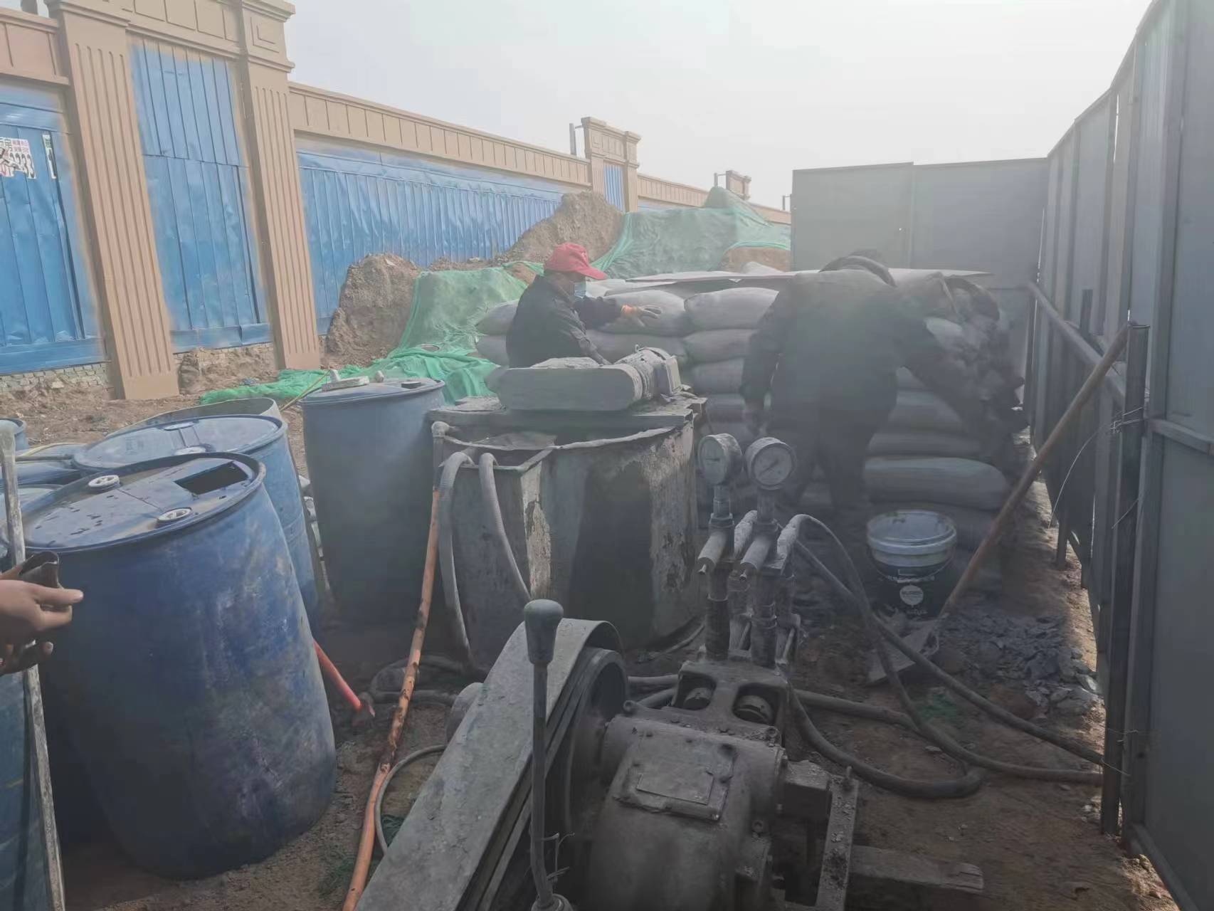 河口房屋下沉注浆